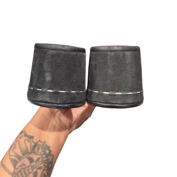 Donald J. Pliner Toe Black Y2K Whimsigoth Wedge Platform Salya Sandals (SZ 10 M) - Picture 5 of 13